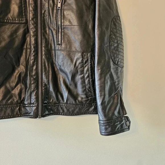 Projek Raw Vegan  Leather Moto Bohemian Biker Hippie Jacket Black Size Medium. - Picture 8 of 16